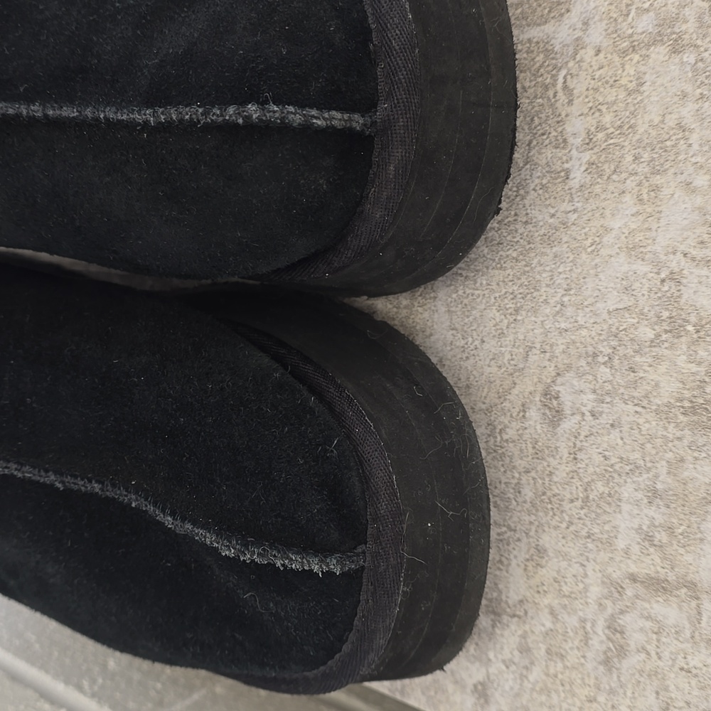 UGG Women's Tazz Slip-On Platform Mule Slippers Black Color Suze 10 - Picture 5 of 14